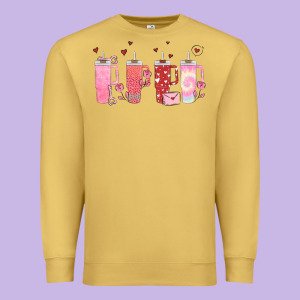 Obsessive Cup Disorder Valentines Day Premium Sweatshirt Designed By Maliassmallbusiness