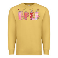 Antique Gold obsessive cup disorder valentines day Premium Sweatshirt - MaliasSmallBusiness