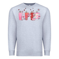 Heather Grey obsessive cup disorder valentines day Premium Sweatshirt - MaliasSmallBusiness
