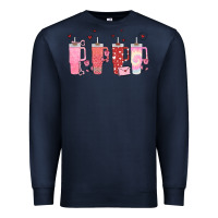 Navy obsessive cup disorder valentines day Premium Sweatshirt - MaliasSmallBusiness