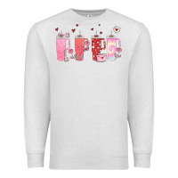Oatmeal Heather obsessive cup disorder valentines day Premium Sweatshirt - MaliasSmallBusiness