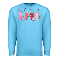 Ocean Blue obsessive cup disorder valentines day Premium Sweatshirt - MaliasSmallBusiness