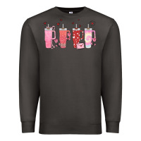 Smoke obsessive cup disorder valentines day Premium Sweatshirt - MaliasSmallBusiness