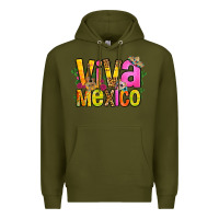 Army Green viva mexico long live mexico Premium Hoodie - FaDigitalArtStudio