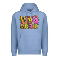 Colony Blue viva mexico long live mexico Premium Hoodie - FaDigitalArtStudio