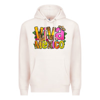 Pale Pink viva mexico long live mexico Premium Hoodie - FaDigitalArtStudio