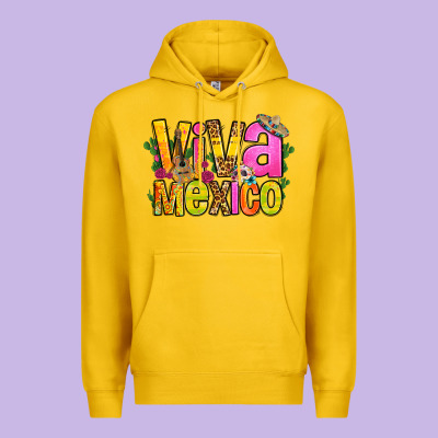 Viva Mexico Long Live Mexico Premium Hoodie Designed By Fadigitalartstudio
