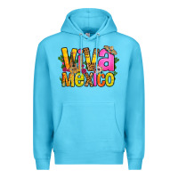 Ocean Blue viva mexico long live mexico Premium Hoodie - FaDigitalArtStudio