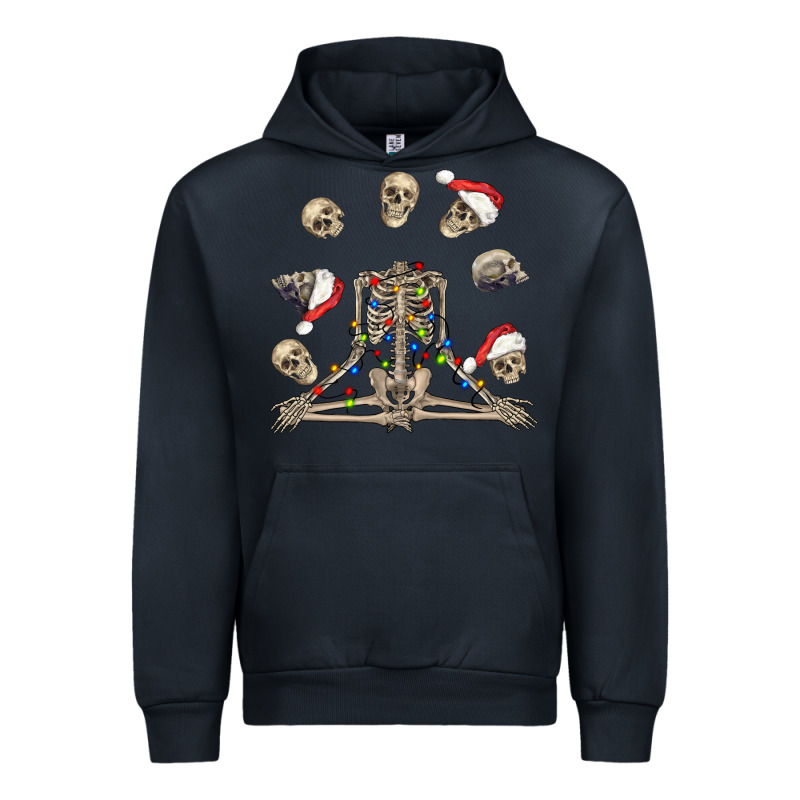 Christmas Human Skeleton And Skulls Urban Hoodie by FaDigitalArtStudio | Teevron