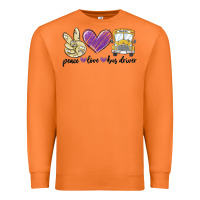 Carrot peace love bus driver Premium Sweatshirt - MaliasSmallBusiness