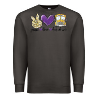 Smoke peace love bus driver Premium Sweatshirt - MaliasSmallBusiness