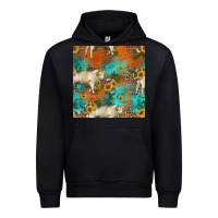 Black western charolais cow seamless pattern Urban Hoodie - HRA Design Shop