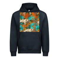 Navy western charolais cow seamless pattern Urban Hoodie - HRA Design Shop