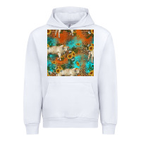 White western charolais cow seamless pattern Urban Hoodie - HRA Design Shop