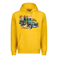 Lemon western farm truck coop animals farm animals Premium Hoodie - FaDigitalArtStudio