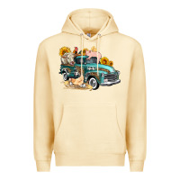 Pina Colada western farm truck coop animals farm animals Premium Hoodie - FaDigitalArtStudio