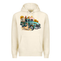 Tofu western farm truck coop animals farm animals Premium Hoodie - FaDigitalArtStudio