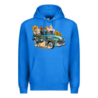 True Royal western farm truck coop animals farm animals Premium Hoodie - FaDigitalArtStudio