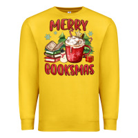 Lemon merry booksmas Premium Sweatshirt - MaliasSmallBusiness