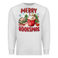 Oatmeal Heather merry booksmas Premium Sweatshirt - MaliasSmallBusiness