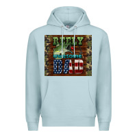 Blue Mist reely awesome dad Premium Hoodie - HRA Design Shop