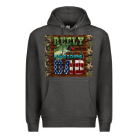 Charcoal Heather reely awesome dad Premium Hoodie - HRA Design Shop
