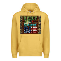 Antique Gold reely awesome dad Premium Hoodie - HRA Design Shop