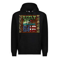 Black reely awesome dad Premium Hoodie - HRA Design Shop