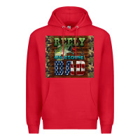 Red reely awesome dad Premium Hoodie - HRA Design Shop