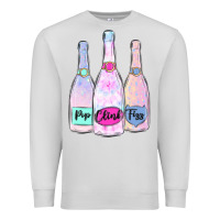 Dove Grey pop clink fizz champagne bubbly Premium Sweatshirt - MaliasSmallBusiness