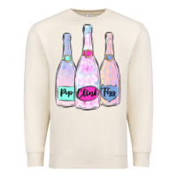 Sandshell pop clink fizz champagne bubbly Premium Sweatshirt - MaliasSmallBusiness