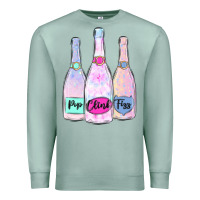 Seafoam pop clink fizz champagne bubbly Premium Sweatshirt - MaliasSmallBusiness