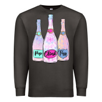 Smoke pop clink fizz champagne bubbly Premium Sweatshirt - MaliasSmallBusiness