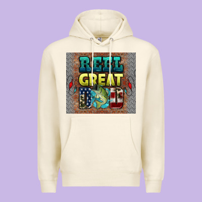 Reel Great Dad Premium Hoodie Designed By Hra Design Shop