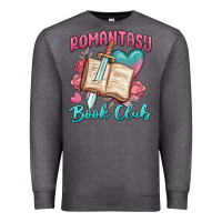 Charcoal Heather romantasy book club Premium Sweatshirt - MaliasSmallBusiness