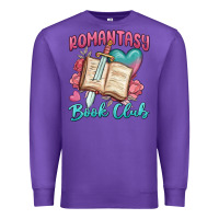 Purple romantasy book club Premium Sweatshirt - MaliasSmallBusiness