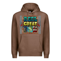 Chestnut reel great dad Premium Hoodie - HRA Design Shop