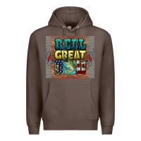 Coffee reel great dad Premium Hoodie - HRA Design Shop