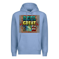 Colony Blue reel great dad Premium Hoodie - HRA Design Shop