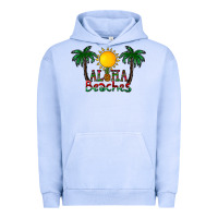 Pigment Grape Ice aloha beaches Urban Hoodie - CowhideDigitalArt