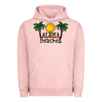 Pigment Salmon aloha beaches Urban Hoodie - CowhideDigitalArt