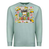 Seafoam school bus driver Premium Sweatshirt - MaliasSmallBusiness