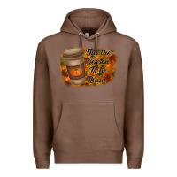 Chestnut tis the season to be basic Premium Hoodie - RacoonDesign