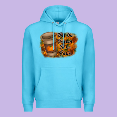 Tis The Season To Be Basic Premium Hoodie Designed By Racoondesign