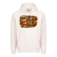 Pale Pink tis the season to be basic Premium Hoodie - RacoonDesign