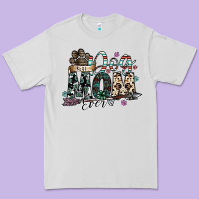 Best Dog Mom Ever Premium Tee Designed By Sublimationcraftshop