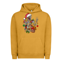 Pigment Peanut Butter Christmas lights and skeleton Urban Hoodie - FaDigitalArtStudio