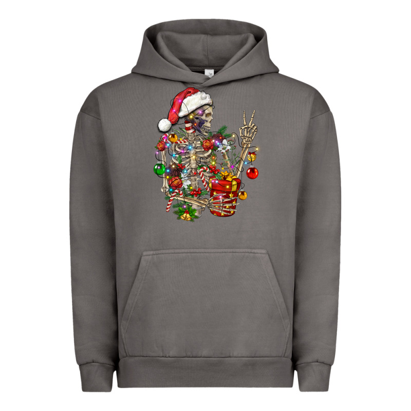 Christmas Lights And Skeleton Urban Hoodie by FaDigitalArtStudio | Teevron