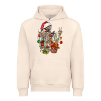 Sandshell Christmas lights and skeleton Urban Hoodie - FaDigitalArtStudio