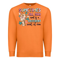Carrot sometimes all you need is a different point of  vi Premium Sweatshirt - MaliasSmallBusiness